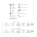 Verotti Frameless Square Corner Set-In Spec