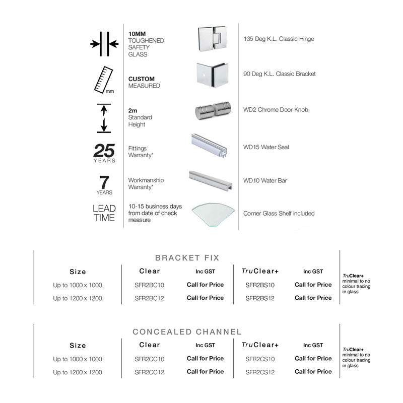 Verotti Hex Corner Set-In Spec