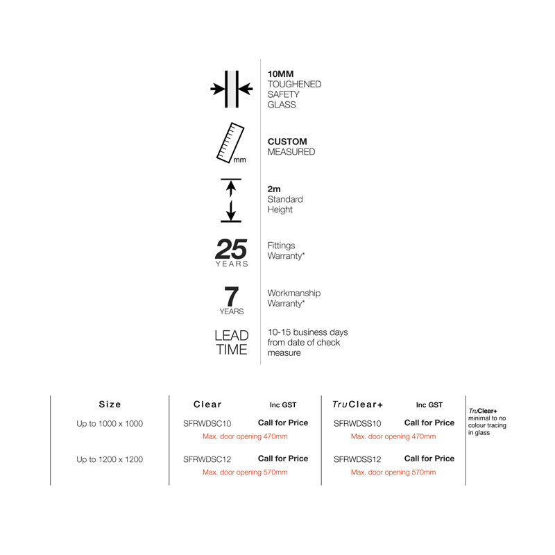 Verotti Sliding Square Corner Set-In Spec