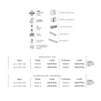 Verotti Square Corner Set-In Over Bath Spec