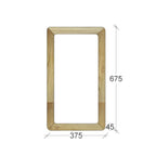 Rifco Willow Mirror - H 675mm x W 375mm - WL375