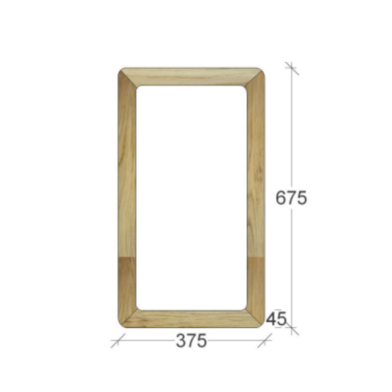Rifco Willow Mirror - H 675mm x W 375mm - WL375