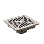 Reln Uni-Pit Vortex 200 complete with Flush Plain Aluminium Grate