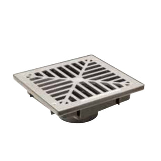 Reln Uni-Pit Vortex 200 complete with Flush Plain Aluminium Grate