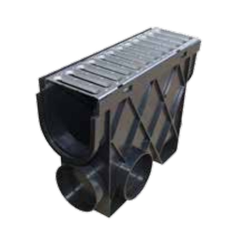 Reln Storm Drain - Slimline Pit complete with Stainless Steel Grate