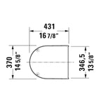 Duravit Starck 3 Toilet seat and cover - Specification