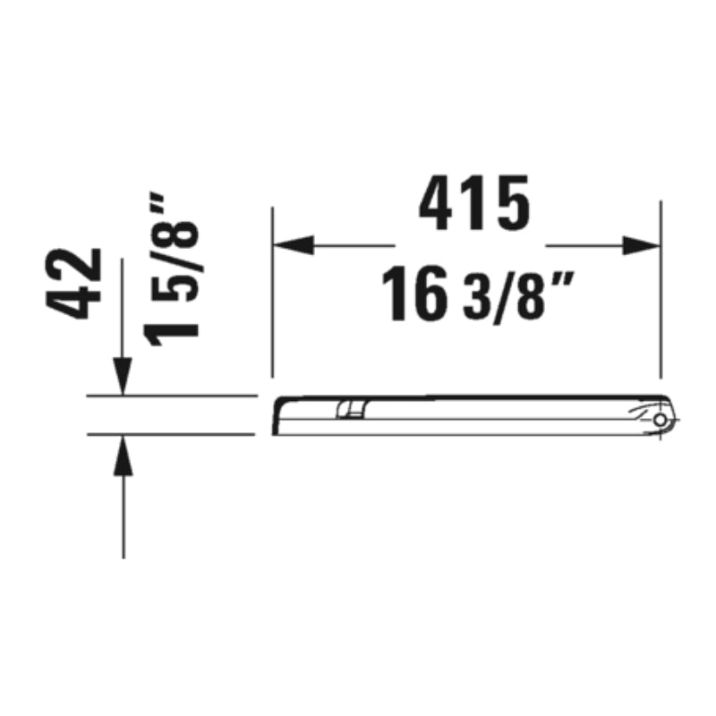 Duravit Starck 3 Toilet seat and cover - Specification