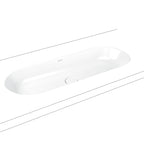 Kaldewei Centro Undercounter Basin 910 x 380 - Alpine White