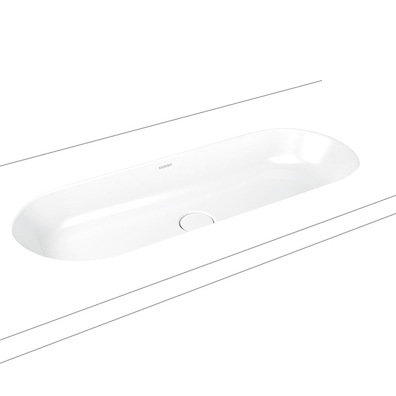 Kaldewei Centro Undercounter Basin 910 x 380 - Alpine White