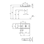Kaldewei Puro Handrinse Wash Basin 550 x 300mm Specification