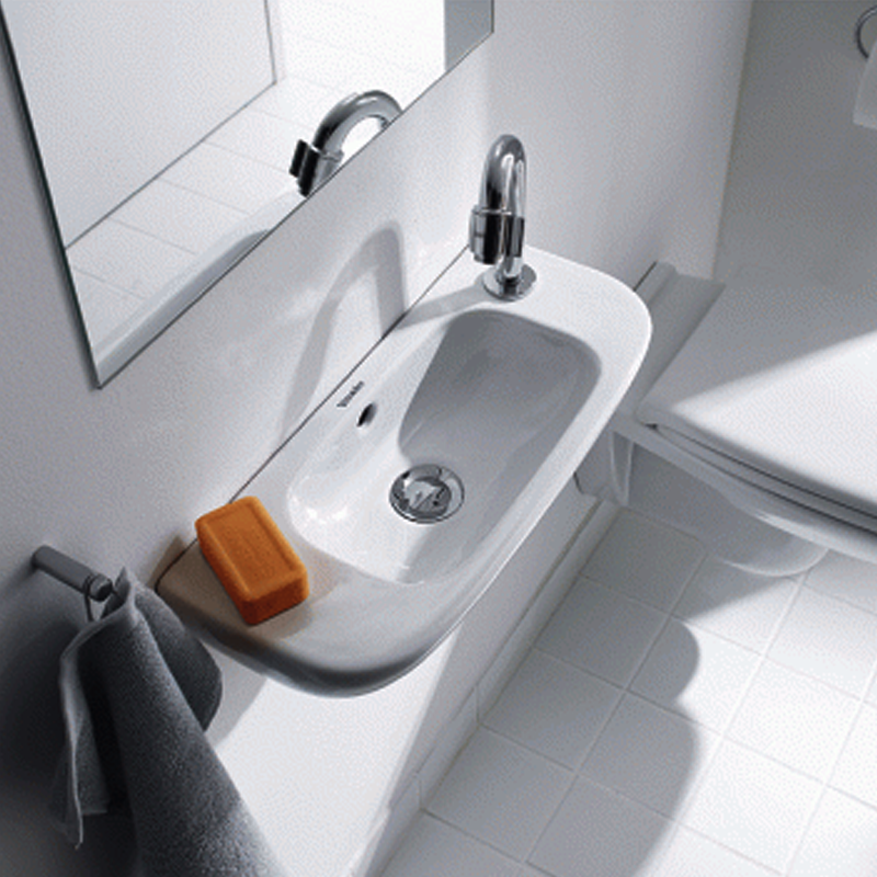 Duravit D-Code 500 Handrinse Basin - 1 Tap Hole