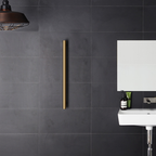 Hydrotherm Bespoke Tube 900 Single Towel Rail - Tumbled Brass