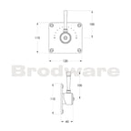 Brodware Industrica Shower Bath Mixer Specification