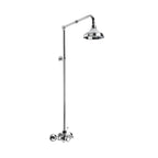 Brodware Winslow Lever Exposed Shower Set - White Porcelain