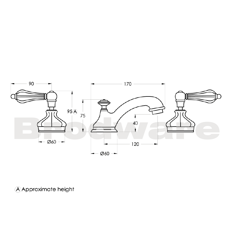 Brodware Paris Basin Set with Levers