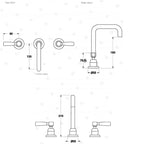 Brodware Manhattan Basin Set Chrome - 1.9100.80.3.G1