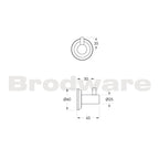 Brodware Manhattan Robe Hook Specification