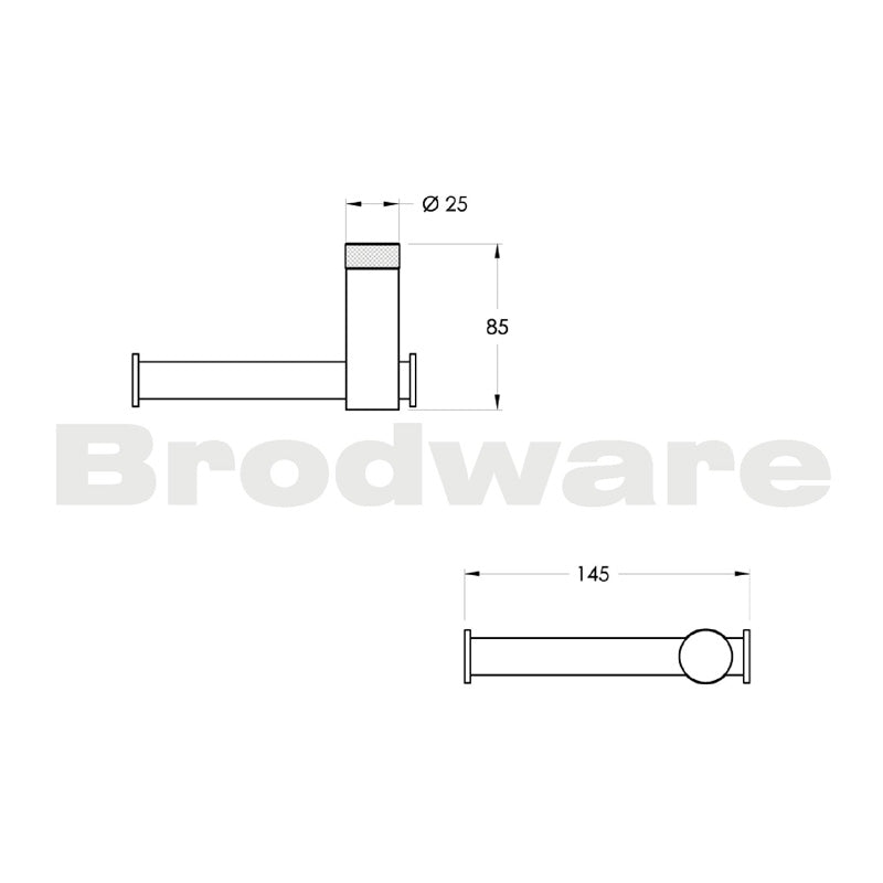 Brodware Yokato Toilet Roll Holder Specification