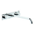 The Brodware Minim 3 Piece Wall Set - 200mm Spout on Chrome Plate