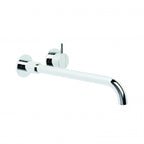 The Brodware Minim 2 Piece Wall Set with 200mm Spout - Chrome