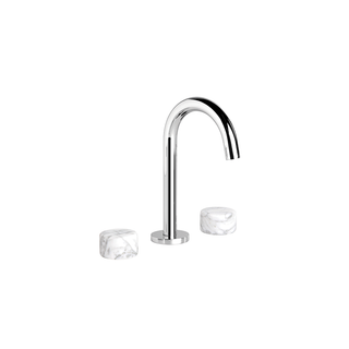 Brodware Halo Marble Basin Set with Swivel Spout