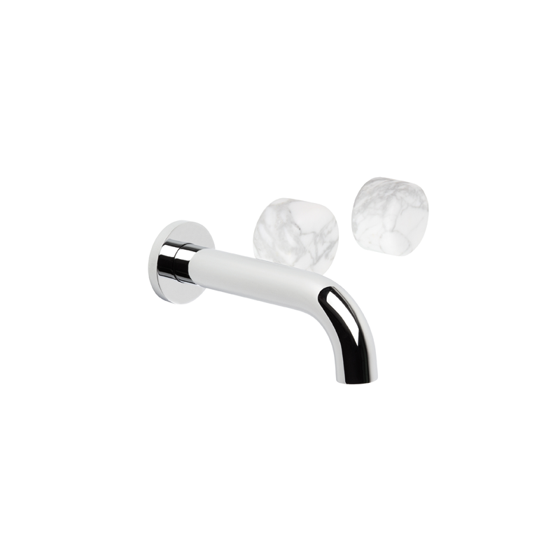 Brodware Halo Marble Wall Set with 150mm Spout on One Side