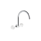 Brodware Halo Marble Wall Set with Swivel Spout