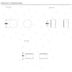 Brodware Halo Marble Wall Taps Specifications