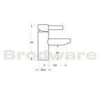 Brodware City Plus Basin Mixer D Lever Specification