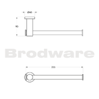 Brodware City Plus Guest Towel Holder