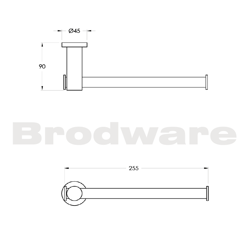 Brodware City Plus Guest Towel Holder