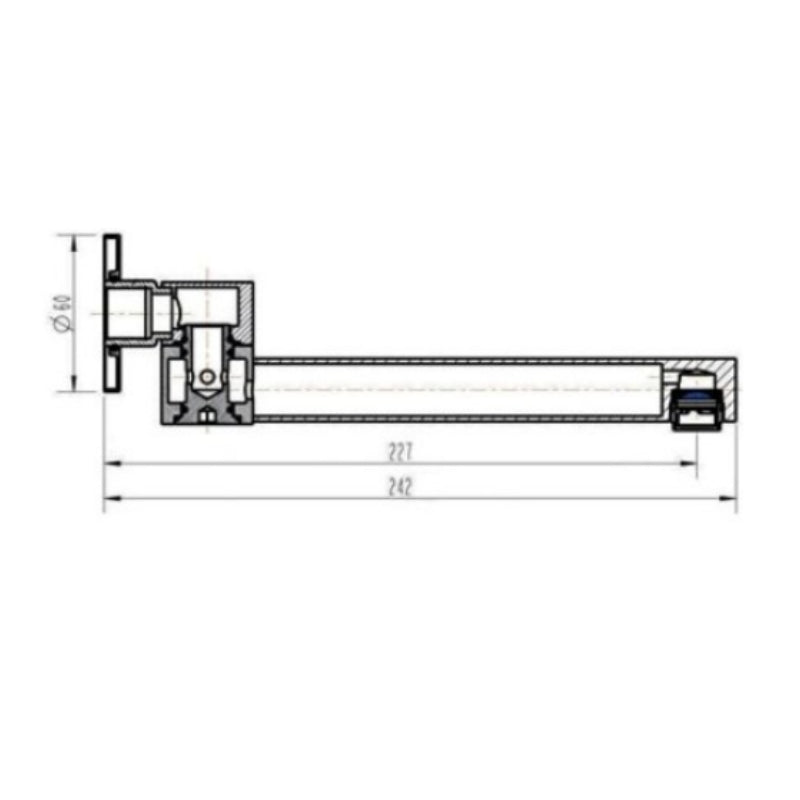 Millenium Mina Swivel Bath Spout  - Specification
