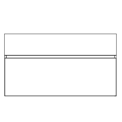 Timberline Kingsley Wall Hung Vanity with SilkSurface Top & Basin 1050mm - KINV1050CBXAW