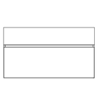 Timberline Kingsley Wall Hung Vanity with SilkSurface Top & Basin 1050mm - KINV1050CBXAW