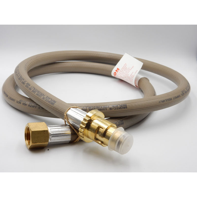 Gas Hose PVC 1/2" Fl x 1500MM Bayonet