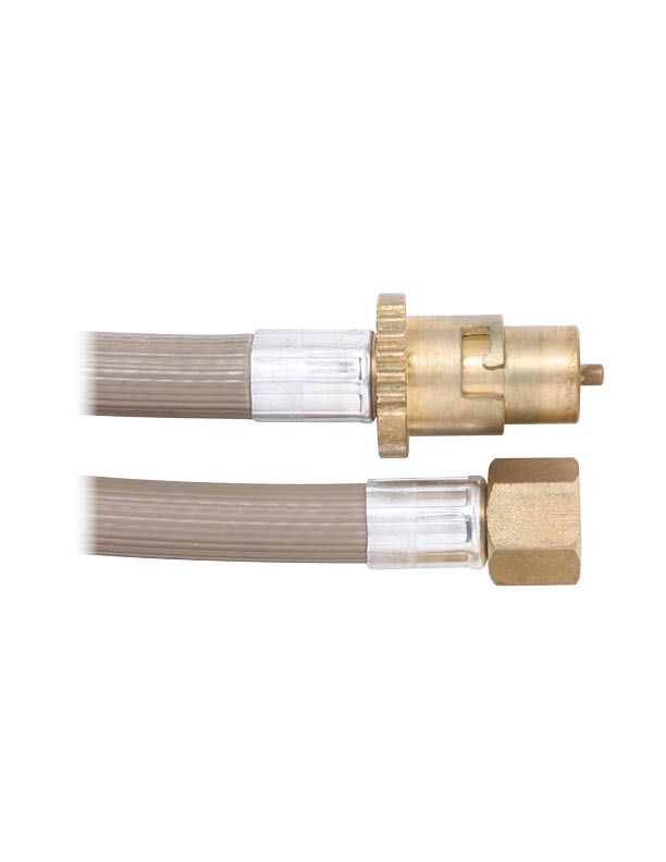 Bromic 10mm PVC Gas Hose 1/2"BSP FF X Bayonet 3000mm