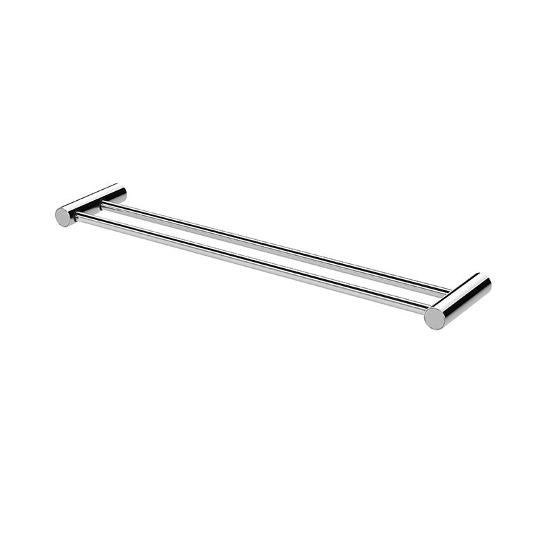 Phoenix Vivid Slimline Double Towel Rail 600mm - Chrome
