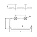 PHOENIX VIVID SLIMLINE TOILET ROLL HOLDER Specification