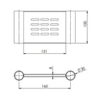 PHOENIX VIVID SLIMLINE SOAP DISH Specification