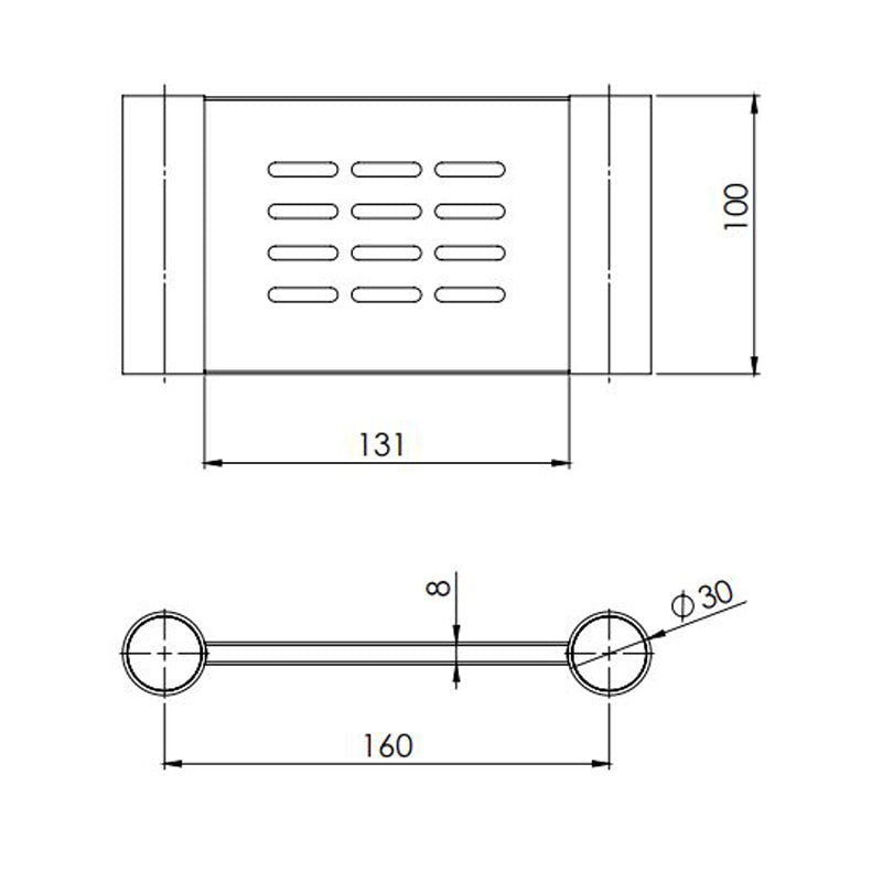 PHOENIX VIVID SLIMLINE SOAP DISH Specification