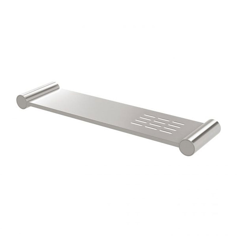 Phoenix Vivid Slimline Shower Metal Shelf 370mm - Brushed Nickel