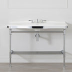 Victoria + Albert Metallo Basin 1140mm - 1 Tap Hole - MET-114-1TH-PC