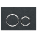 Geberit Sigma 21  Flush Button - Slate, Chrome Trim
