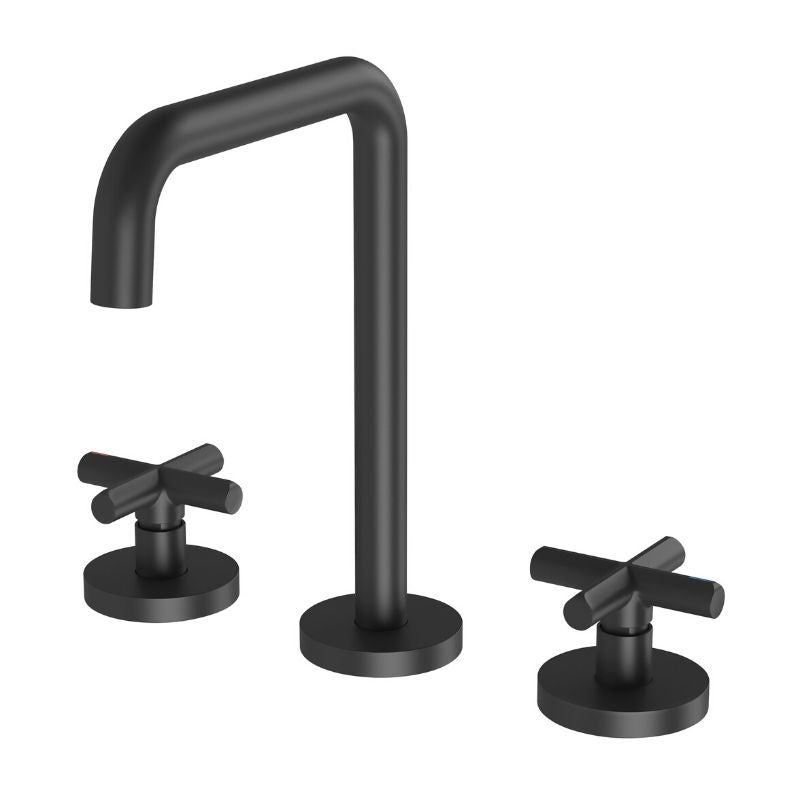 Phoenix Vivid Slimline Plus Basin Set -  Matte - Black - 119-1000-10