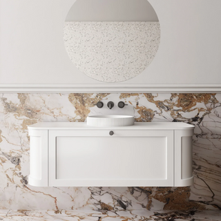 Cassa Design Westminster 1200mm Matte White Wall Hung Vanity - WES1200MW