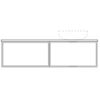 Marquis Chifley Wall Hung Vanity with Symphony Top & Basin - 600mm - Chifley 1