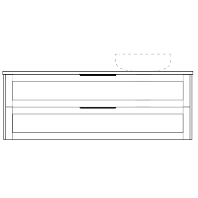 Marquis Pier Wall Hung Vanity with Symphony Top & Basin - 1200mm