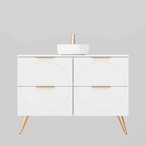 Timberline Sutherland House Retro Freestanding Vanity 1200mm - SHCV1200CSSAL__4