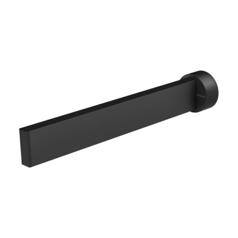 Phoenix Lexi MKII Bath Outlet 200mm - Matte Black