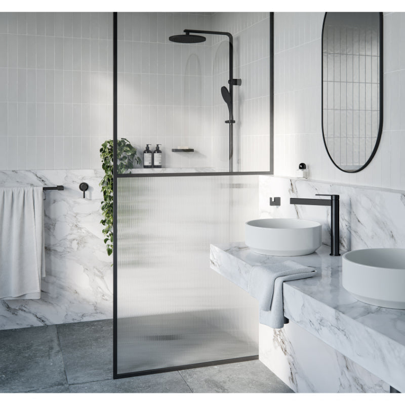 Phoenix Lexi MKII Single Towel Rail 600mm - Matte Black